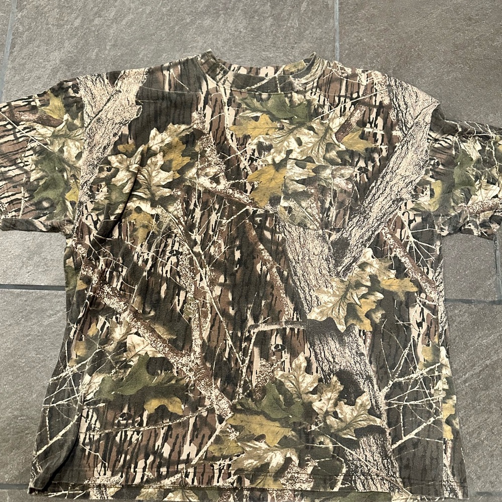Vintage Camouflage Men's Shirt